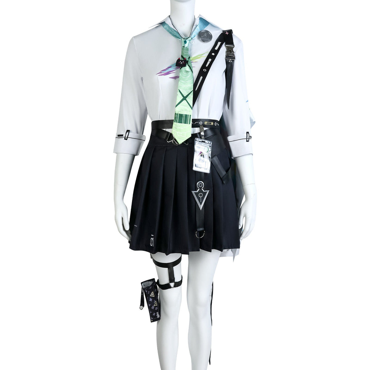 Wuthering Waves Linaria Cosplay Outfit, Full Set Anime Game Female Role Play Costume, Complete Wuthering Waves Cos Suit for Women - Coscosmos