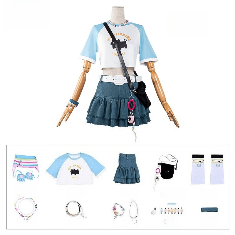 Wuthering Waves Rover Cosplay Costume 1st Anniversary Birthday Party Outfit - Coscosmos