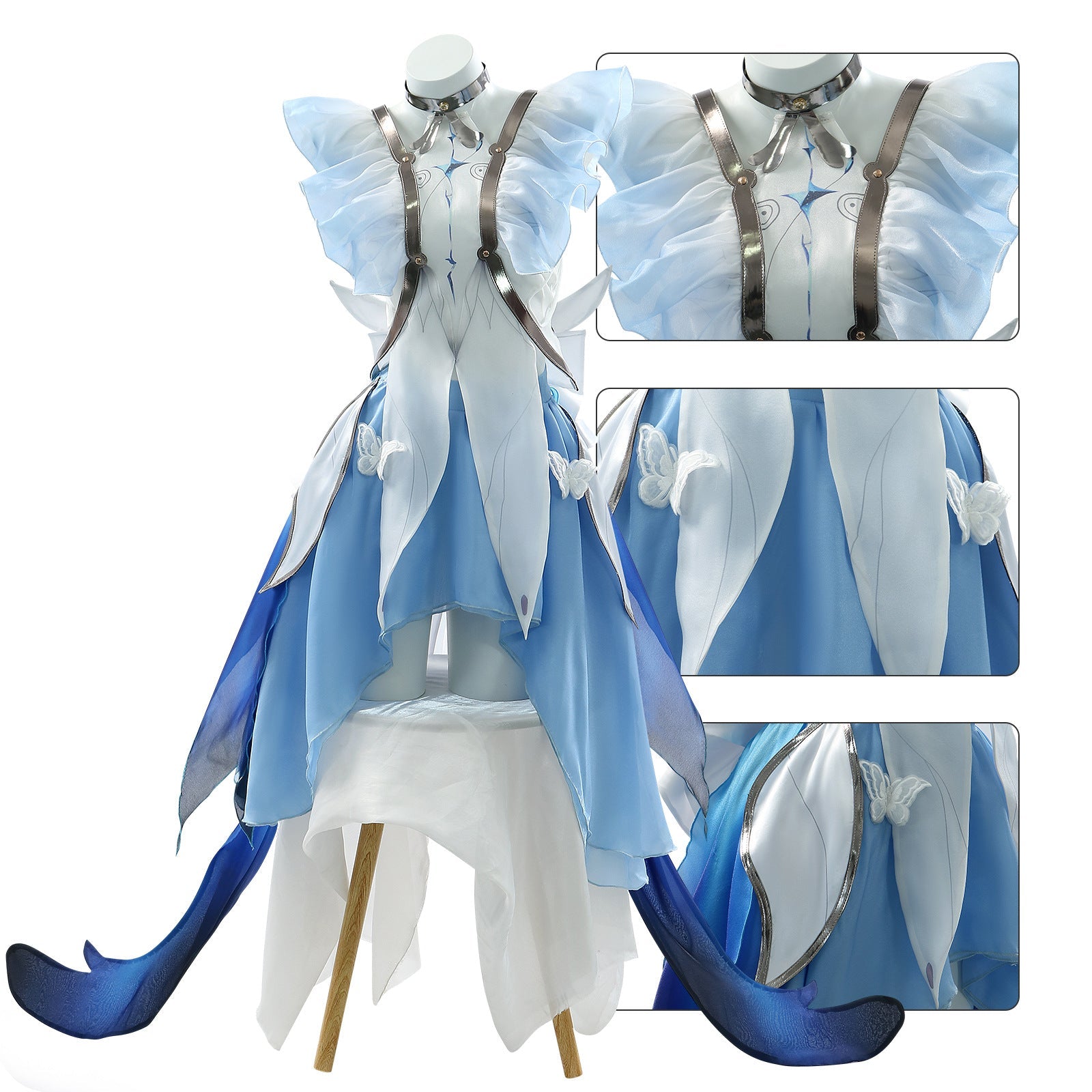 Wuthering Waves Rover & The Shorekeeper Cosplay Costume, Game Anime Character Uniform Outfit for Cosplay Party - Coscosmos