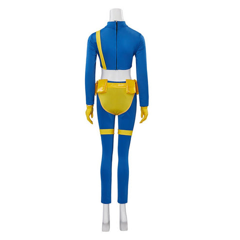 X - Men '97 Cyclops Cosplay Costume Marvel Full Jumpsuit Performance Outfit - Coscosmos