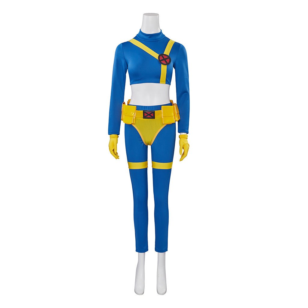 X - Men '97 Cyclops Cosplay Costume Marvel Full Jumpsuit Performance Outfit - Coscosmos