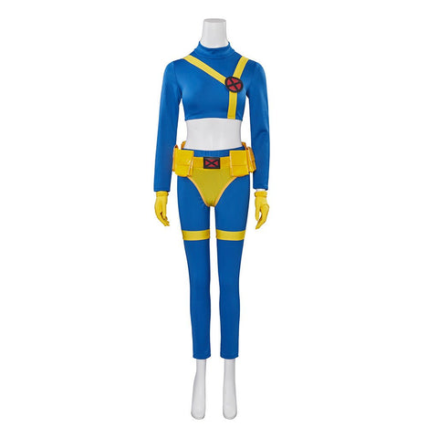 X - Men '97 Cyclops Cosplay Costume Marvel Full Jumpsuit Performance Outfit - Coscosmos
