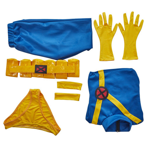 X - Men '97 Cyclops Cosplay Costume Marvel Full Jumpsuit Performance Outfit - Coscosmos