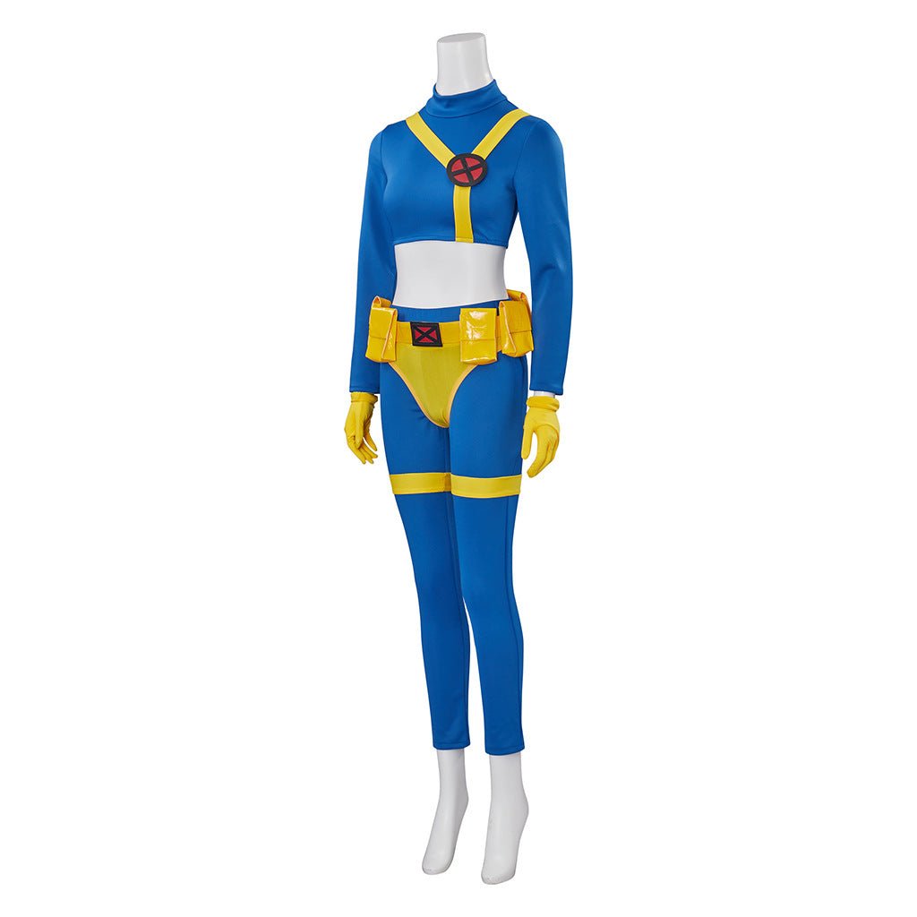 X - Men '97 Cyclops Cosplay Costume Marvel Full Jumpsuit Performance Outfit - Coscosmos