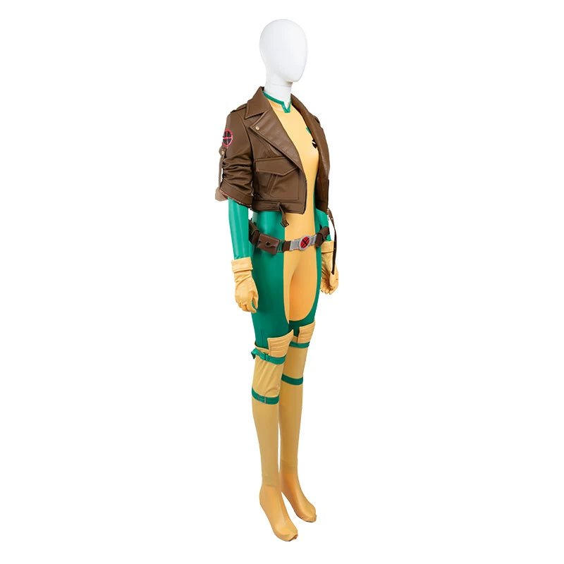 X - Men Rogue Cosplay Costume / X - Men: The Movie Rogue Costume Full Set Custom - Made - Coscosmos