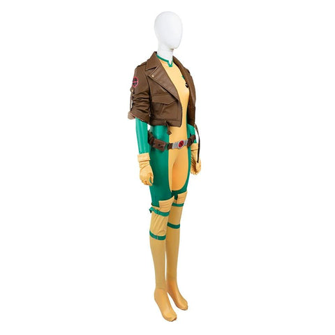 X - Men Rogue Cosplay Costume / X - Men: The Movie Rogue Costume Full Set Custom - Made - Coscosmos