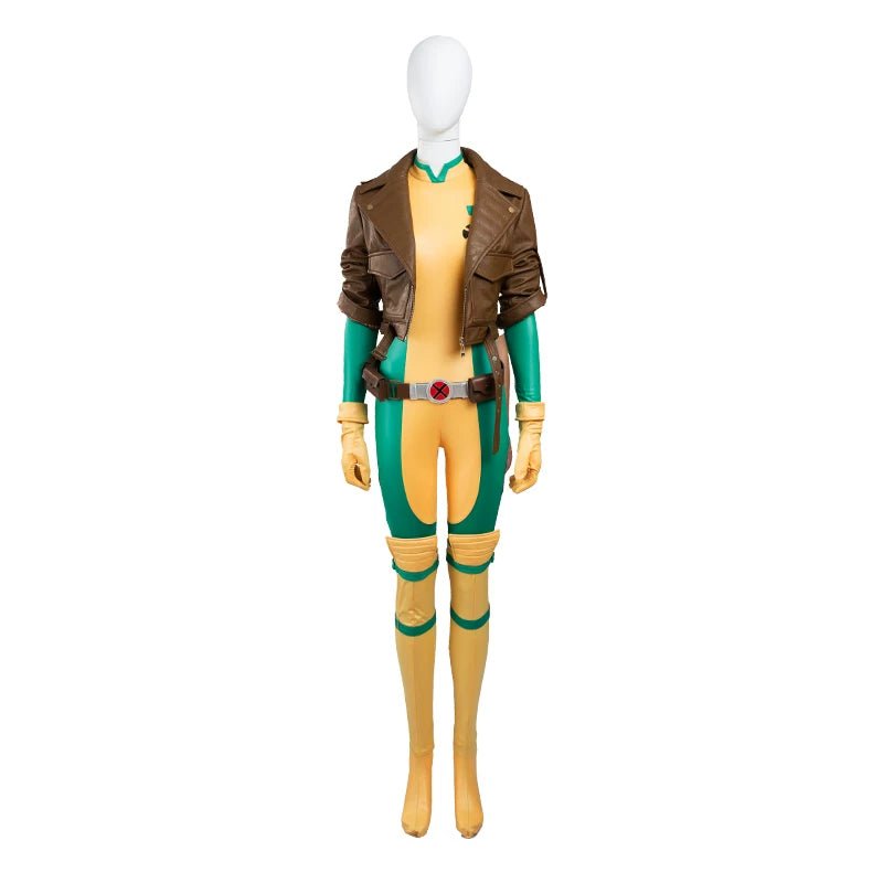 X - Men Rogue Cosplay Costume / X - Men: The Movie Rogue Costume Full Set Custom - Made - Coscosmos