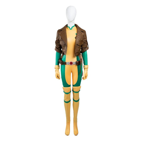 X - Men Rogue Cosplay Costume / X - Men: The Movie Rogue Costume Full Set Custom - Made - Coscosmos
