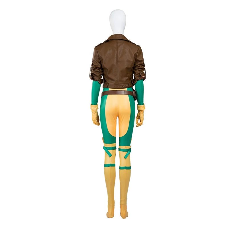 X - Men Rogue Cosplay Costume / X - Men: The Movie Rogue Costume Full Set Custom - Made - Coscosmos