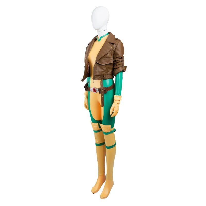 X - Men Rogue Cosplay Costume / X - Men: The Movie Rogue Costume Full Set Custom - Made - Coscosmos