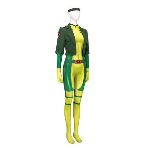 X - Men: The Animated Series Rogue Cosplay Costume - Premium Quality - Coscosmos