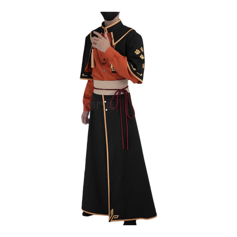 Ximuzi Red & Orange Color Block Costume - The Legend of Hei - Coscosmos