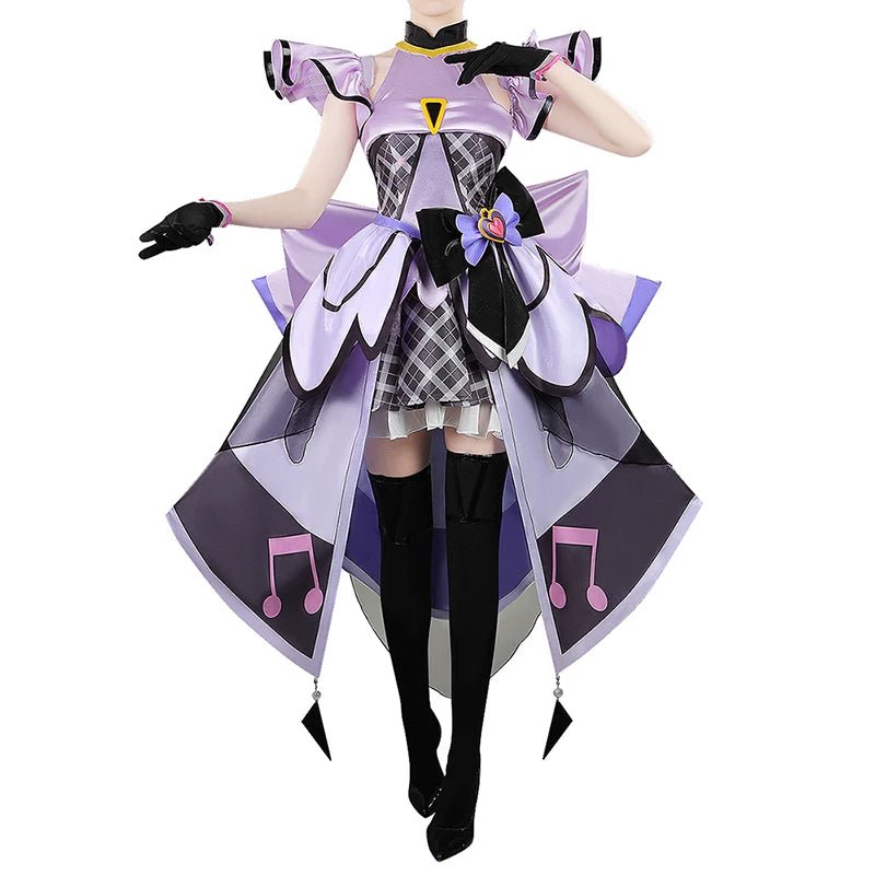 You and Idol Pretty Cure♪ Cure Kyun - Kyun Shigure Kokoro Concert Cosplay Costume - Custom Made for Perfect Fit - Coscosmos