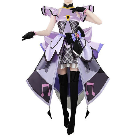 You and Idol Pretty Cure♪ Cure Kyun - Kyun Shigure Kokoro Concert Cosplay Costume - Custom Made for Perfect Fit - Coscosmos