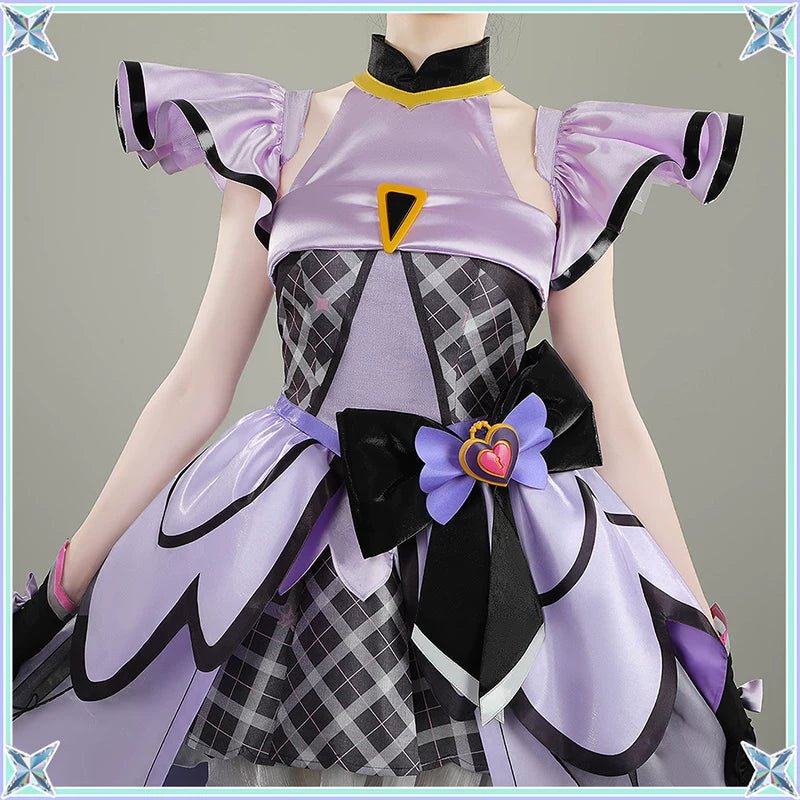 You and Idol Pretty Cure♪ Cure Kyun - Kyun Shigure Kokoro Concert Cosplay Costume - Custom Made for Perfect Fit - Coscosmos