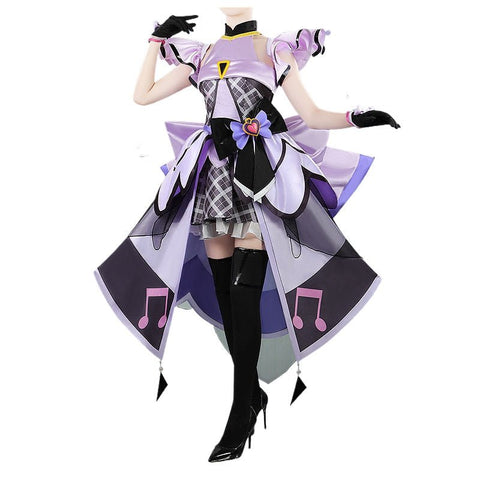You and Idol Pretty Cure♪ Cure Kyun - Kyun Shigure Kokoro Concert Cosplay Costume - Custom Made for Perfect Fit - Coscosmos