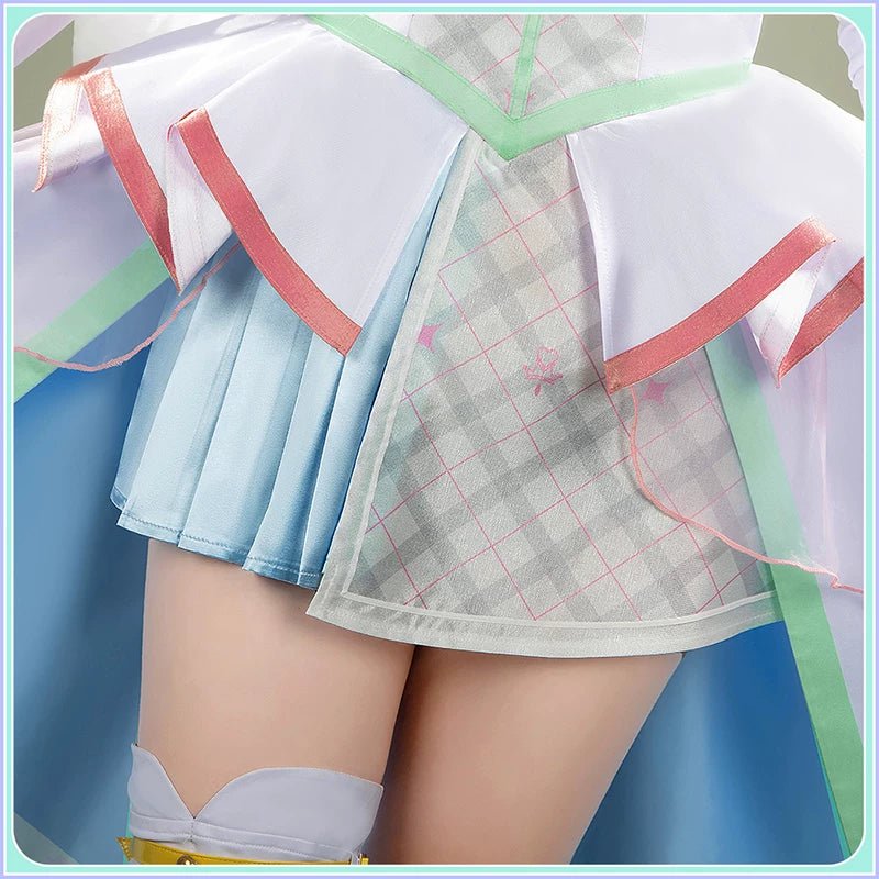 You and Idol Pretty Cure♪– Cure Zukyoon Tanaka Purin Cosplay Costume - Custom Made for Perfect Fit - Coscosmos