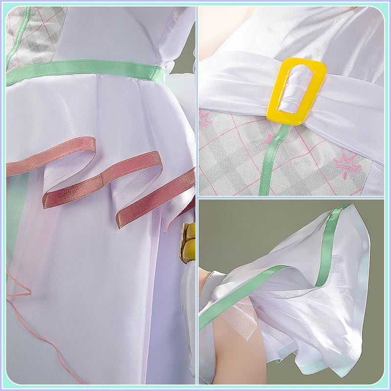 You and Idol Pretty Cure♪– Cure Zukyoon Tanaka Purin Cosplay Costume - Custom Made for Perfect Fit - Coscosmos