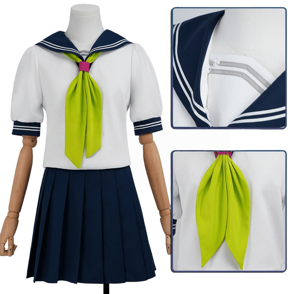 You and Me Are Polar Opposites Suzuki Cosplay JK Sailor Uniform – Complete Set for Anime Fans - Coscosmos