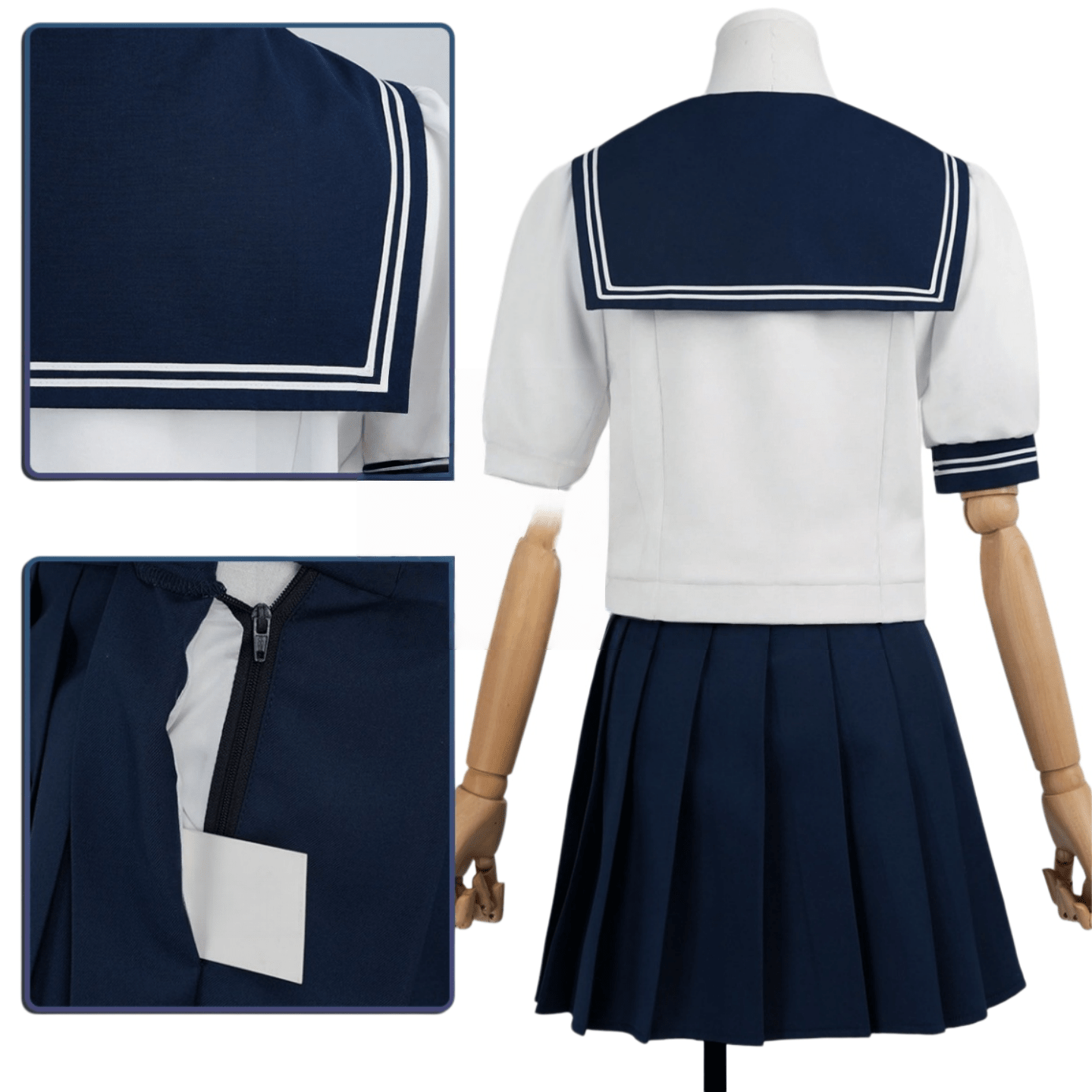 You and Me Are Polar Opposites Suzuki Cosplay JK Sailor Uniform – Complete Set for Anime Fans - Coscosmos