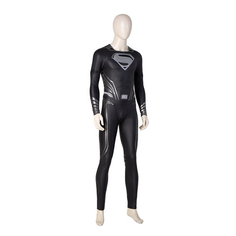Zack Snyder's Black Suit Superman Premium Bodysuit - Cosplay Costume Roleplay Outfit - Coscosmos