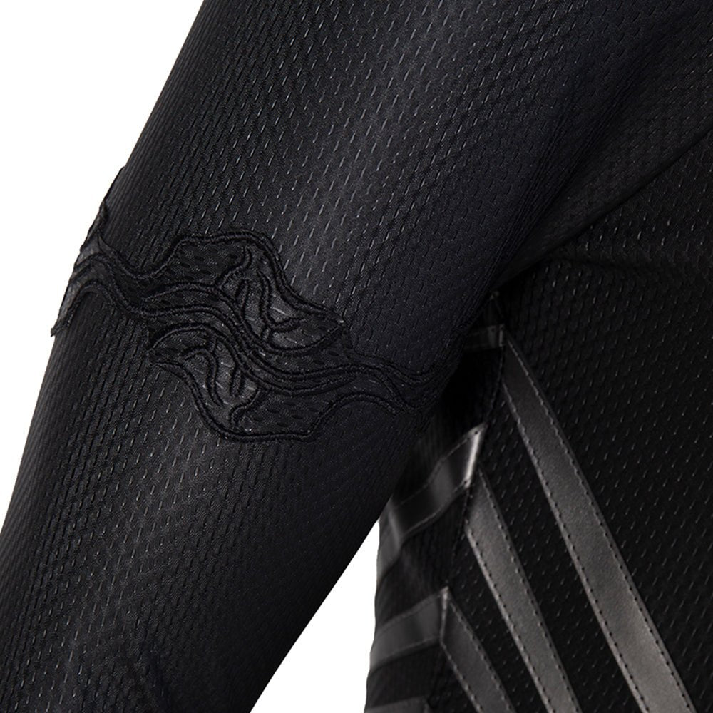 Zack Snyder's Black Suit Superman Premium Bodysuit - Cosplay Costume Roleplay Outfit - Coscosmos