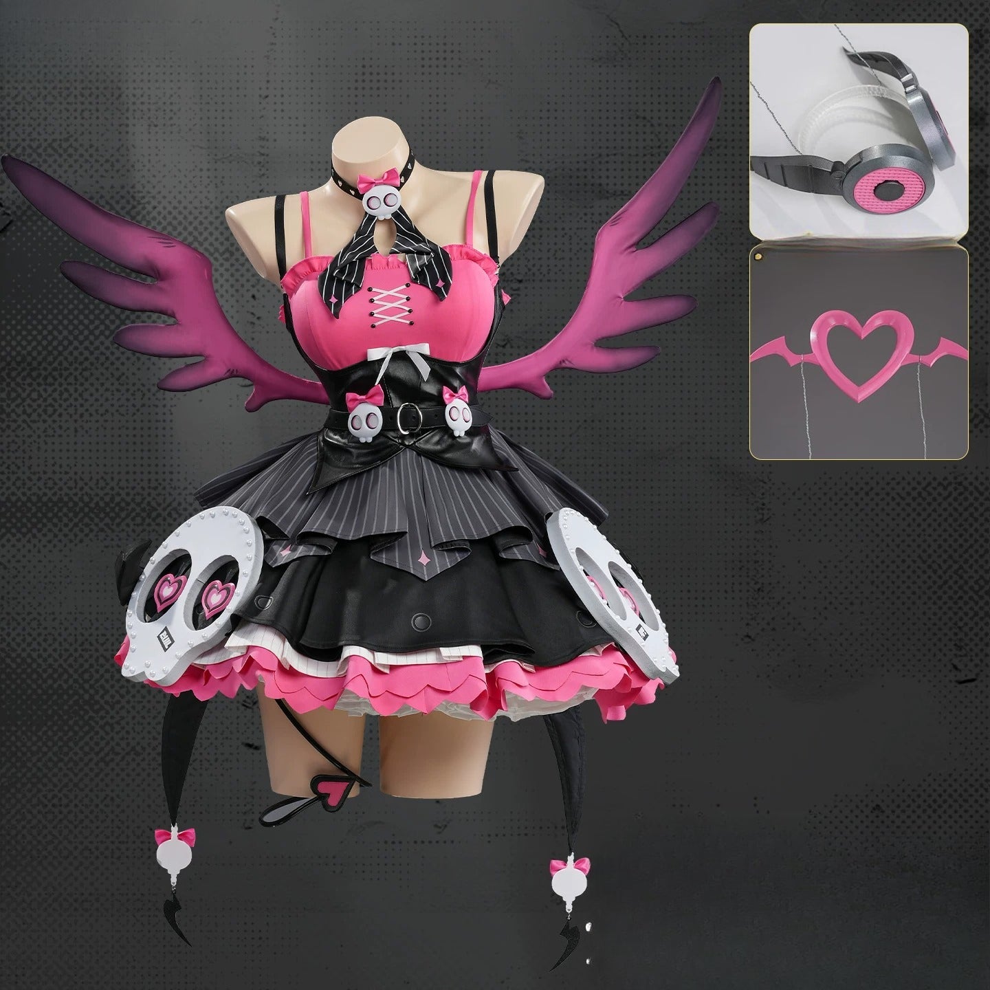 Zenless Zone Zero Arielle Discordant Note Black Version Cosplay Costume - Coscosmos