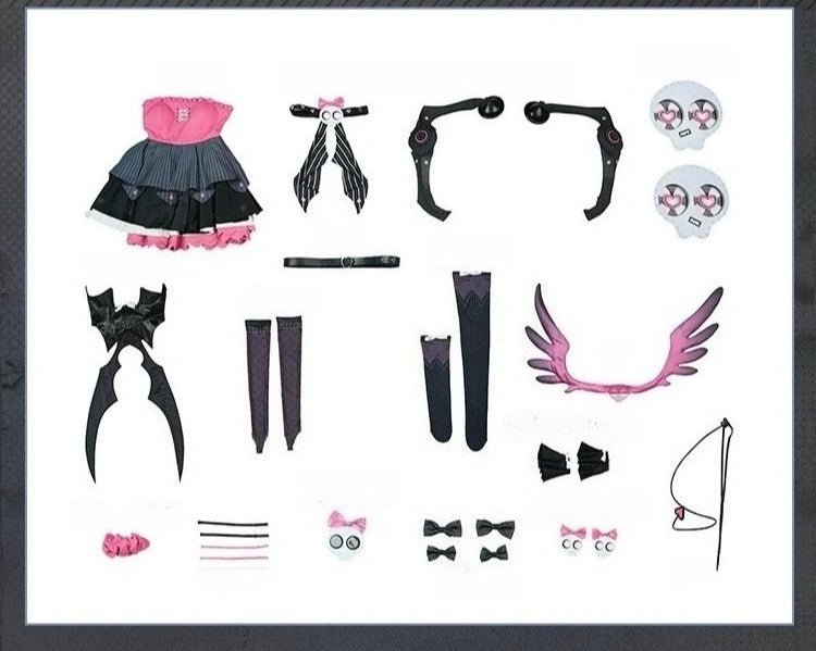 Zenless Zone Zero Arielle Discordant Note Black Version Cosplay Costume - Coscosmos