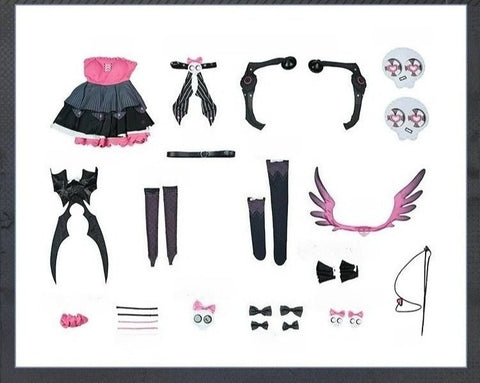 Zenless Zone Zero Arielle Discordant Note Black Version Cosplay Costume - Coscosmos
