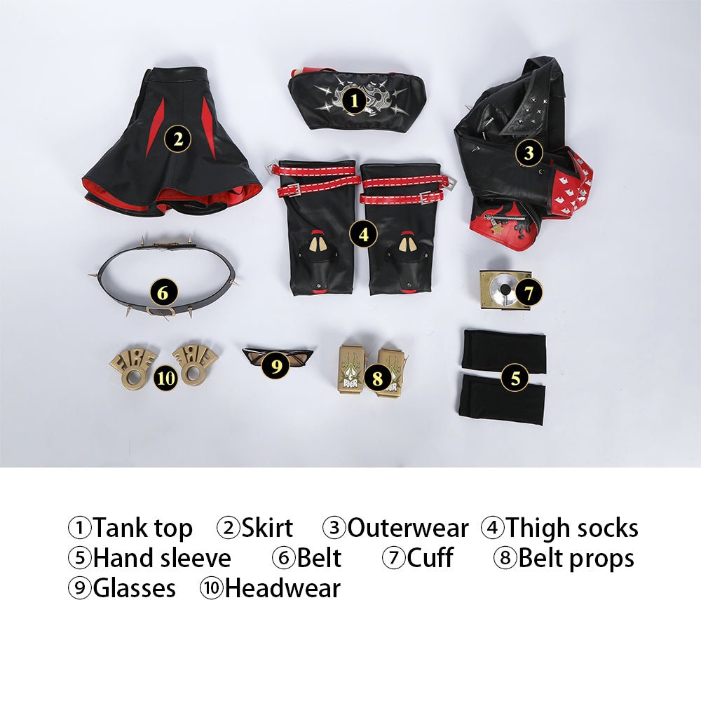 Zenless Zone Zero Burnice Cosplay Costume - Coscosmos
