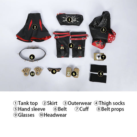 Zenless Zone Zero Burnice Cosplay Costume - Coscosmos