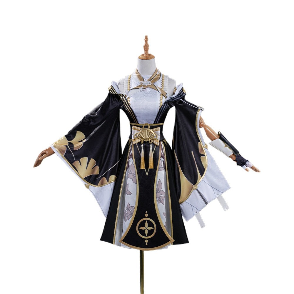 Zenless Zone Zero Hoshimi Miyabi Silver Garden Bloom Cosplay Costume - Coscosmos