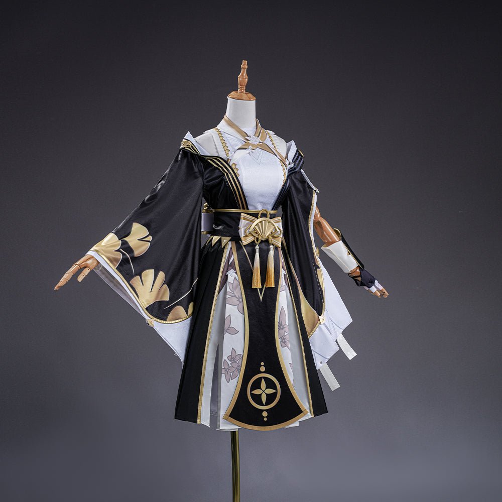 Zenless Zone Zero Hoshimi Miyabi Silver Garden Bloom Cosplay Costume - Coscosmos
