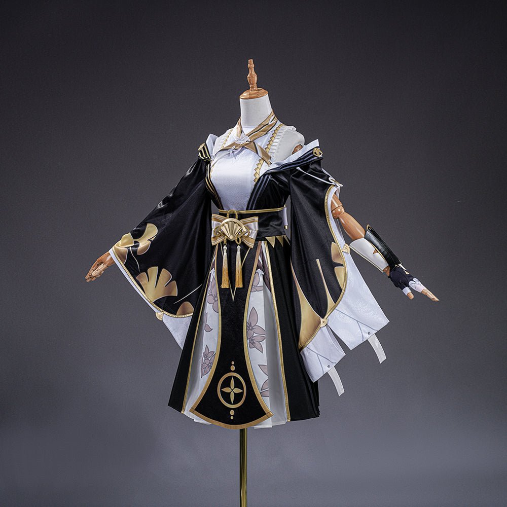 Zenless Zone Zero Hoshimi Miyabi Silver Garden Bloom Cosplay Costume - Coscosmos