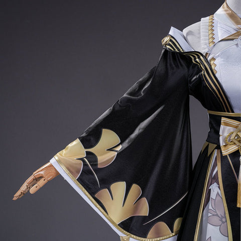 Zenless Zone Zero Hoshimi Miyabi Silver Garden Bloom Cosplay Costume - Coscosmos