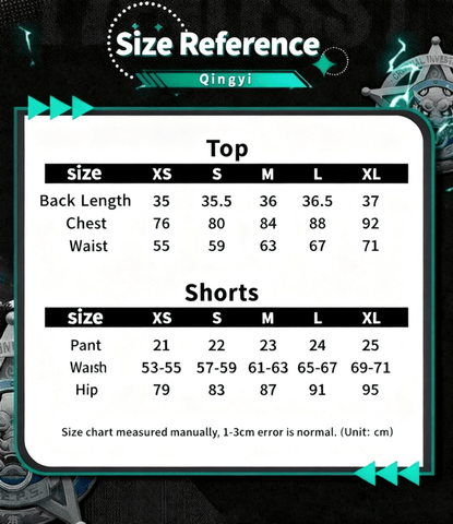 Zenless Zone Zero Qing Yi Cosplay Costume Vest Shorts Accessories Women Set for Halloween - Coscosmos