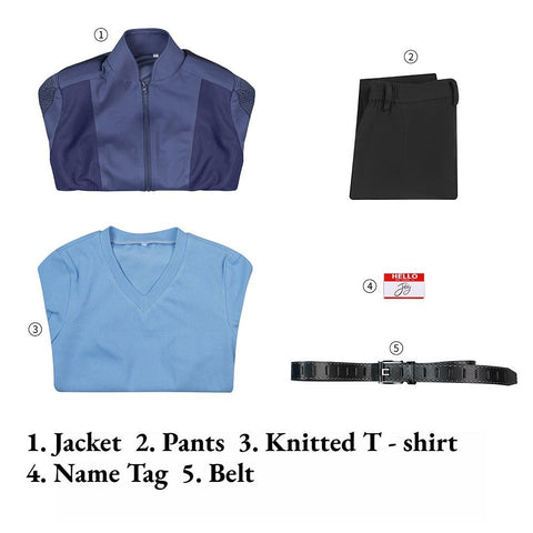 Zootopia 2 Judy Hopps Premium Cosplay Costume Full Set with Accessories - Coscosmos