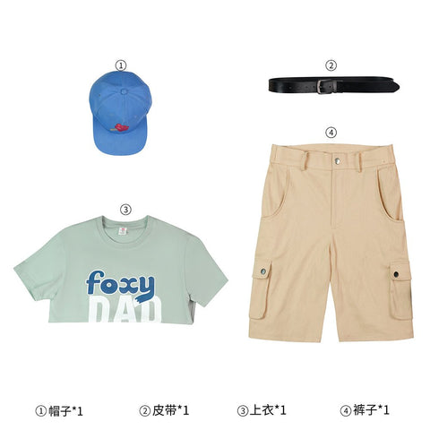 Zootopia 2 Nick T-Shirt - Official Nick Wilde Character Casual Short - Sleeve Top - Coscosmos