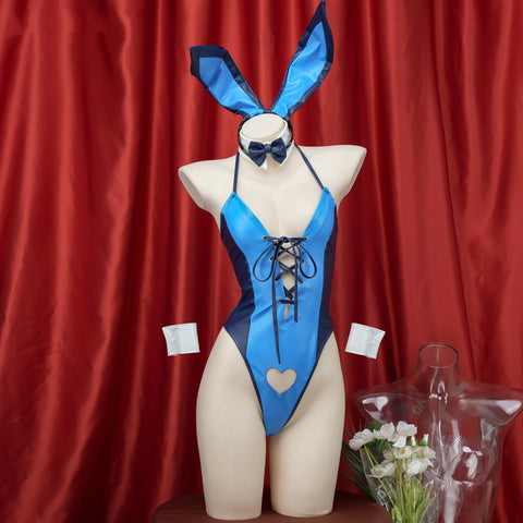Zootopia Judy Hopps Cosplay Costume - Bunny Officer Roleplay Set with Lingerie - Coscosmos