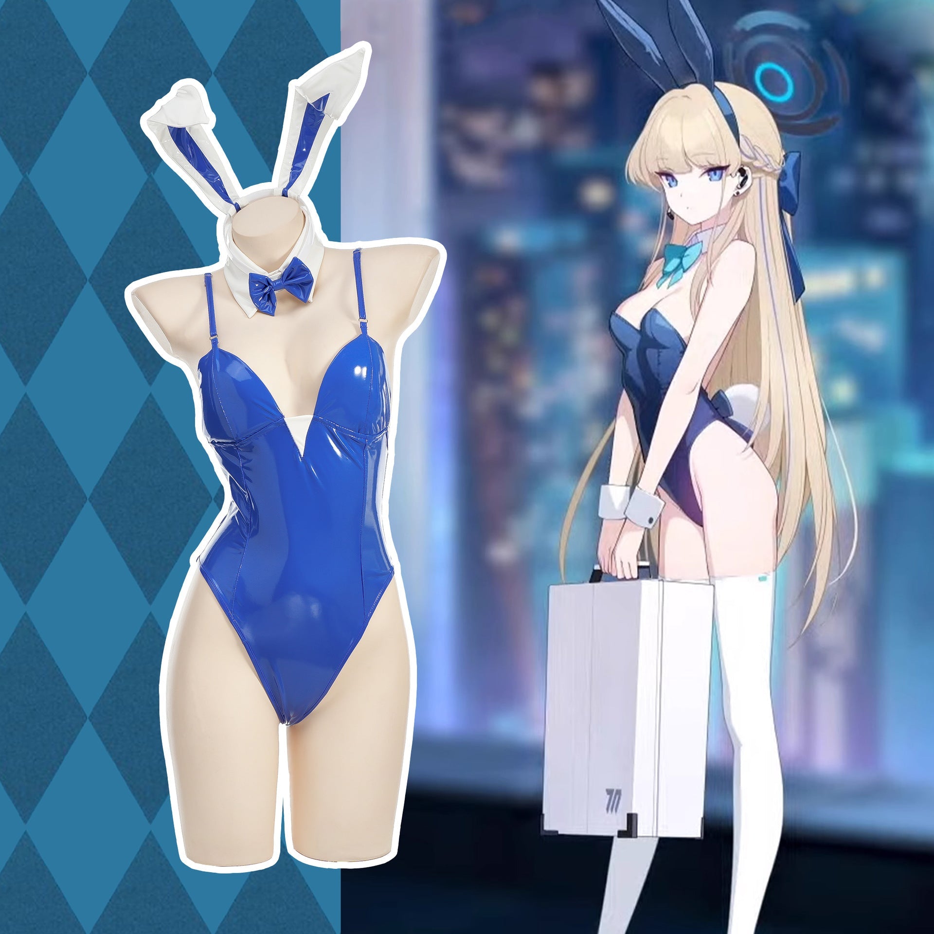 Zootopia Judy Hopps Cosplay Costume - Bunny Officer Roleplay Set with Lingerie - Coscosmos